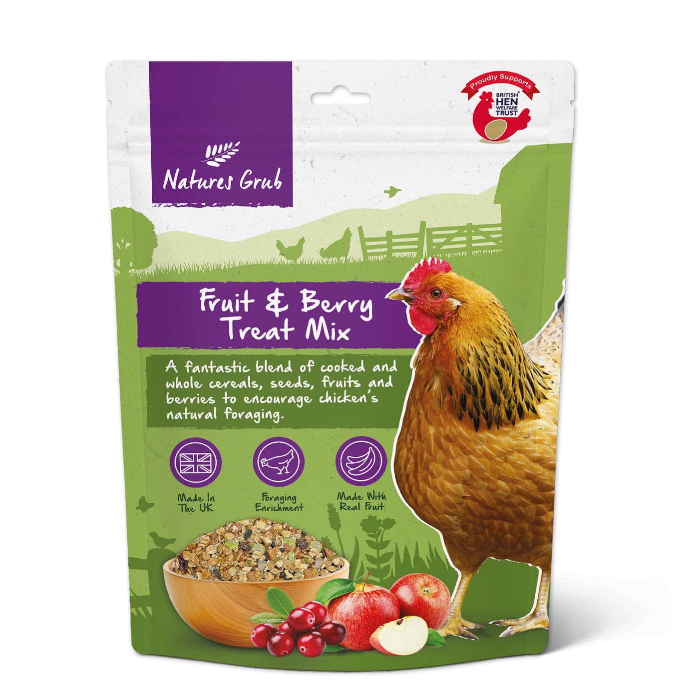 Nature's Grub Fruit & Berry Treat Mix – 600g