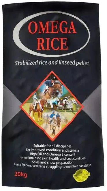 Omega Equine Rice – 20kg Horse Feed