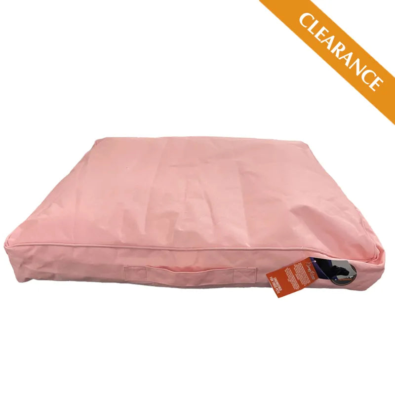 Ancol Oxford water-resistant dog bed mattress in pink, 75 x 60cm