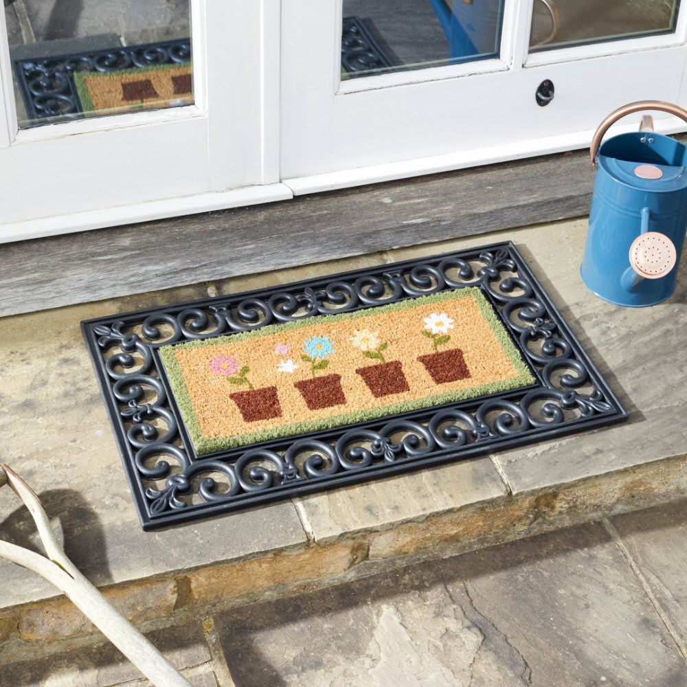 Smart Garden Lots of Pots Decoir Insert Mat – 23 x 53cm Coir Doormat