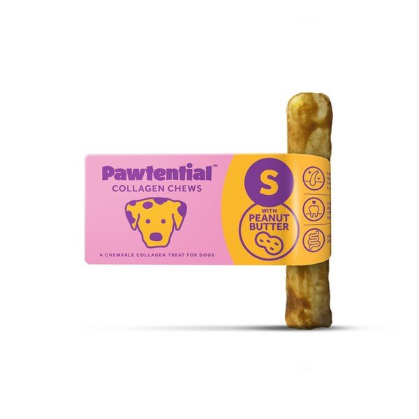 Pawtential Collagen Chew – Small, Peanut Flavour, 36g