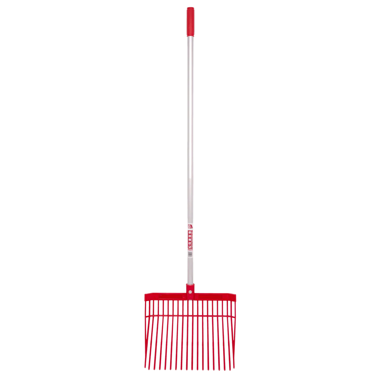 Red Gorilla Medium Bedding Fork with Straight Handle – Red 154cm Lightweight Stable Bedding Fork