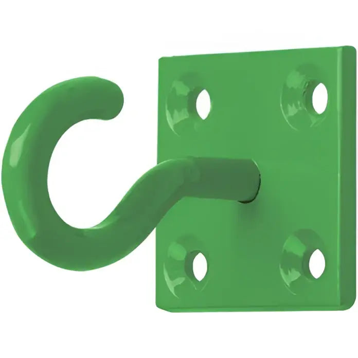 Perry Equestrian No.511 Chain Hook On Plate 50mm Green Pack Of 2