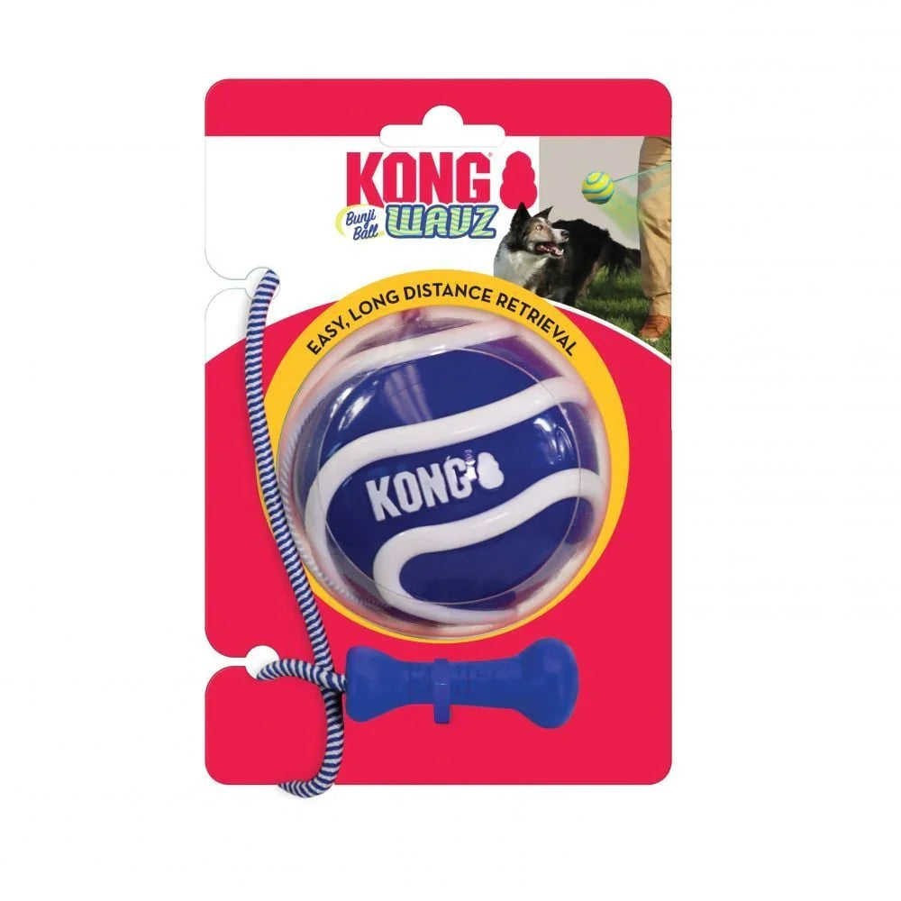 KONG Wavz Bunji Ball Medium – Dog Toy