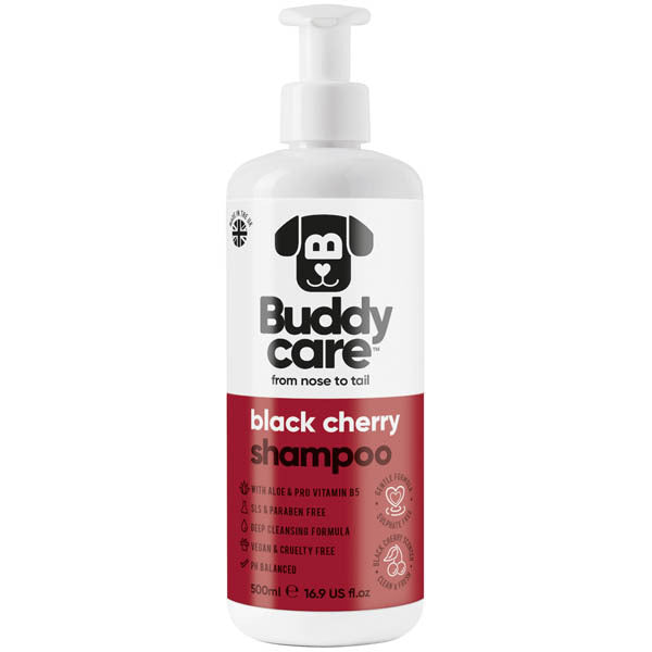 Buddycare Black Cherry Dog Shampoo – 500ml