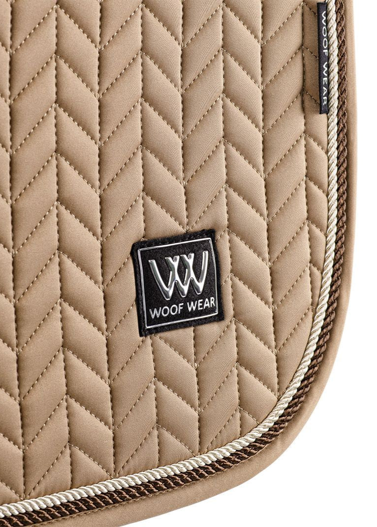 Woof Wear Herringbone Saddle Pad Cc Caramel Full