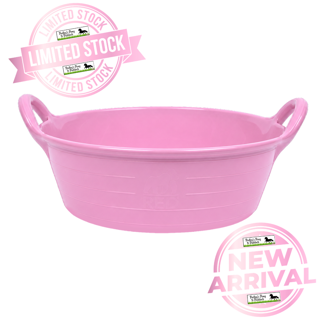 Red Gorilla Gorilla Plas S1 Small Feed Skip 11L in soft pink, third view