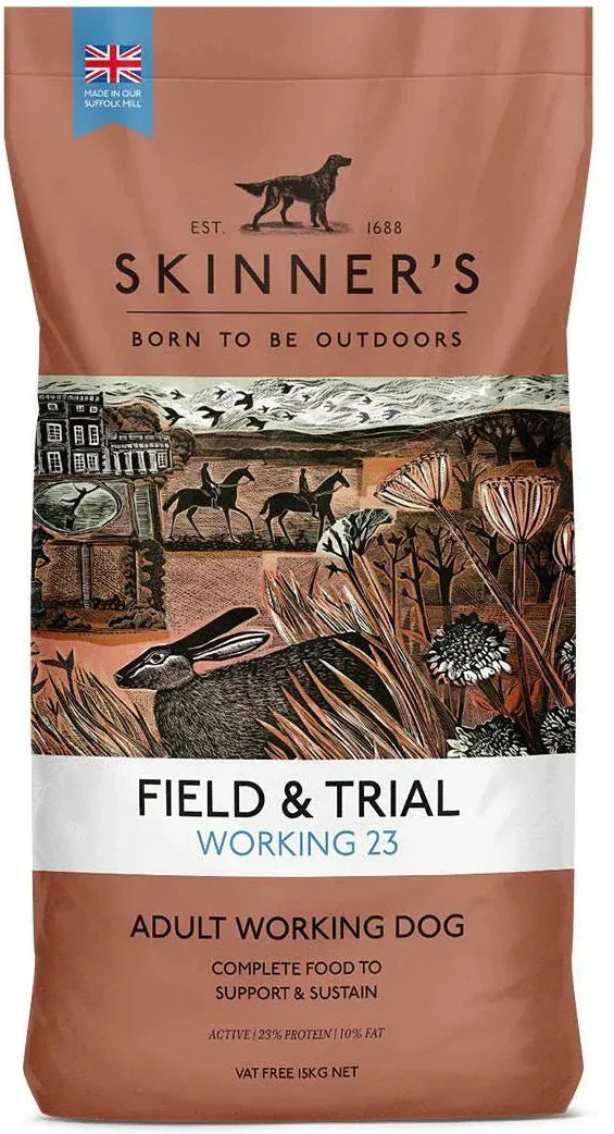 Skinner's Field & Trial Complete Dry Working 23 Adult Dog Food 15kg