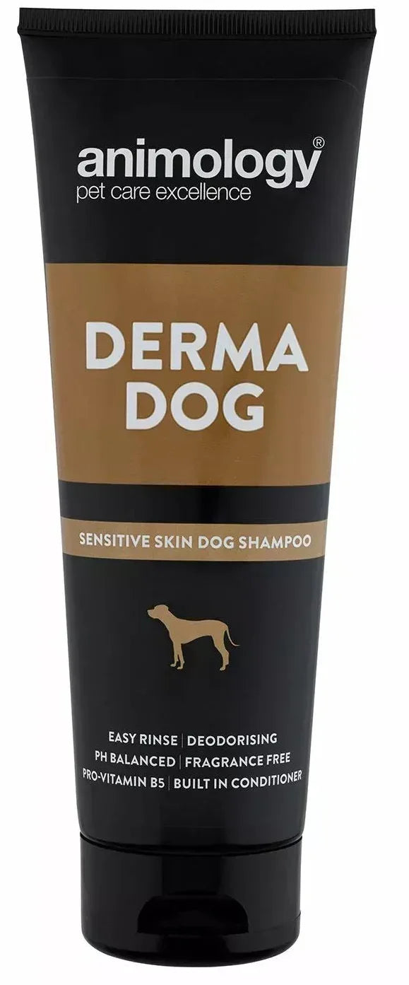 Animology Derma Dog Fragrance Free Mild Dog Shampoo 250ml