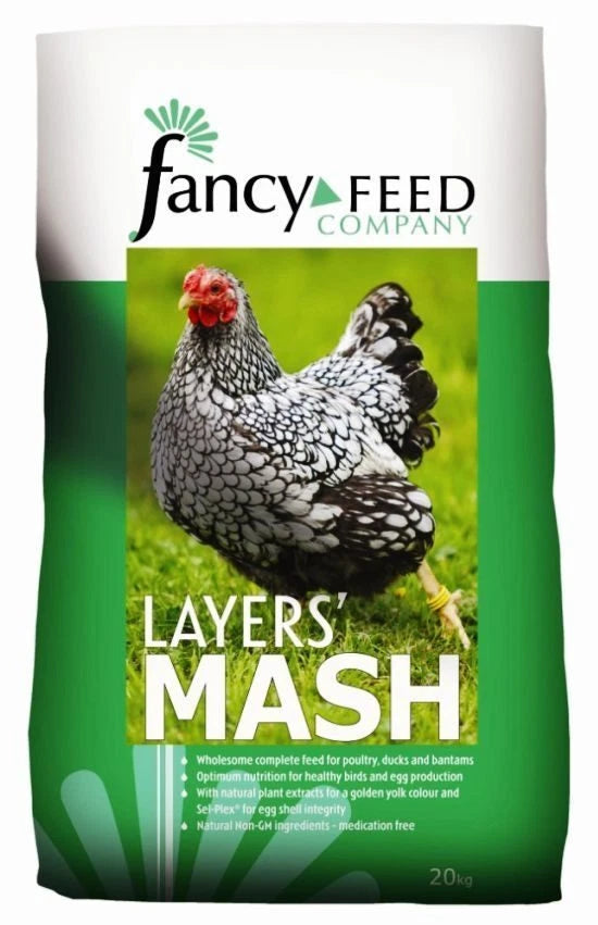 Fancy Feeds Layers Mash 20kg Chicken Feed Poultry Laying Hen Mash