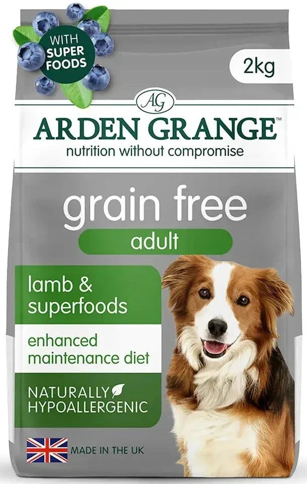 Arden Grange Adult Dry Dog Food – Grain Free Lamb & Superfoods (2kg)