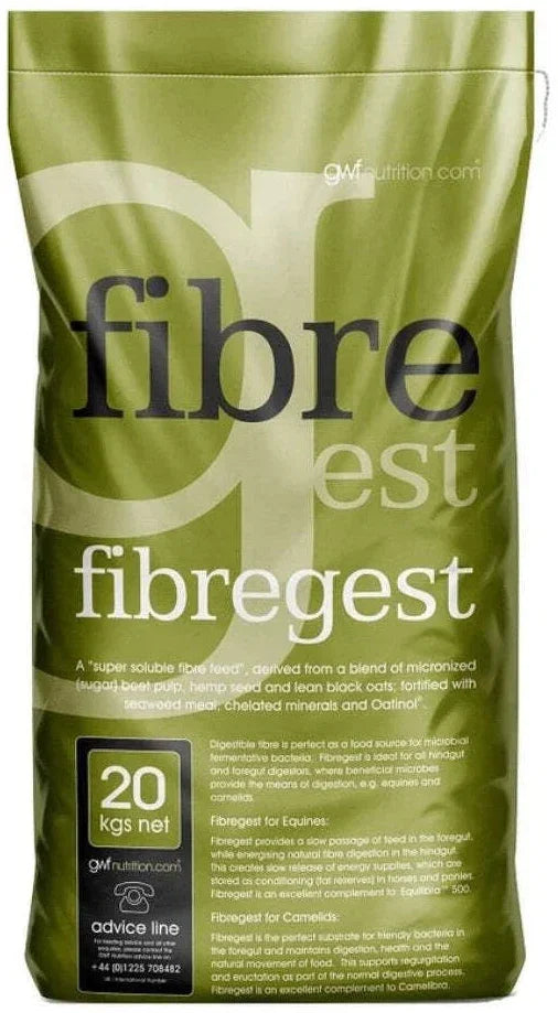 GWF Nutrition Fibregest Horse Feed 20kg – For Senior Horses