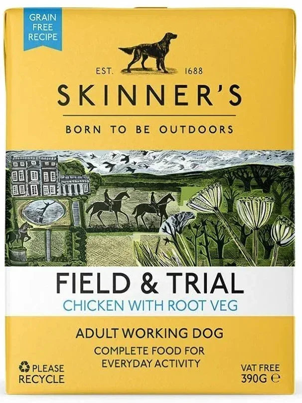 Skinners Field & Trial Adult Chicken with Root Veg GF 18 x 390g - Dog Food