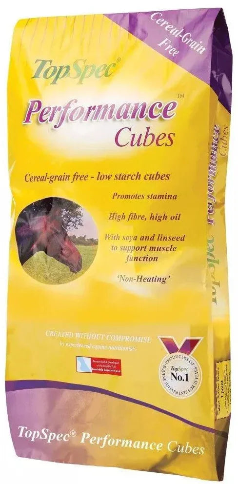 TopSpec Performance Cubes 20kg – Cereal-Grain-Free Energy for Hard-Working Horses