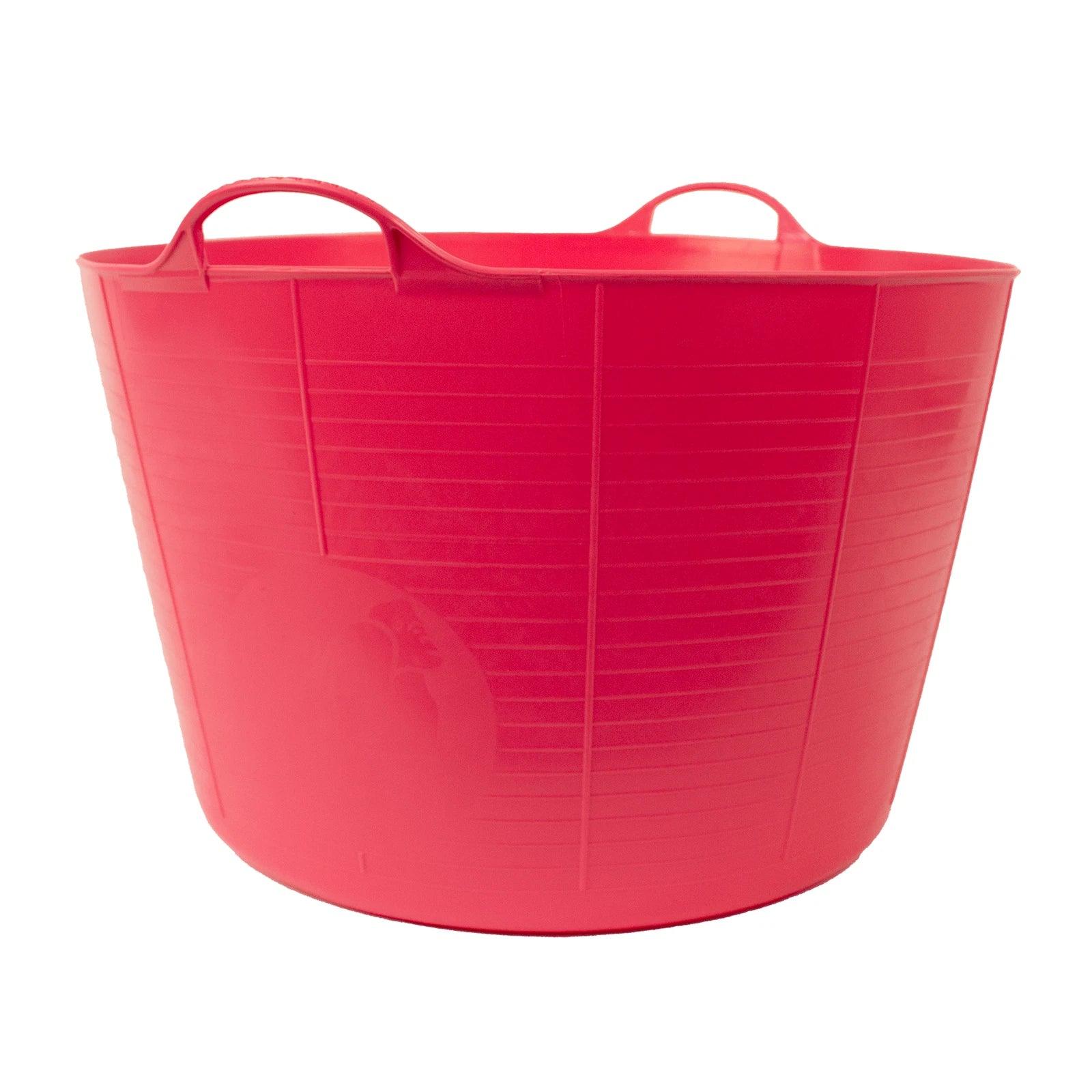 Red Gorilla Tub® Flexible Tubtrug 75L – Pink  Large Flexible Storage Tub | Horse Feed Tub