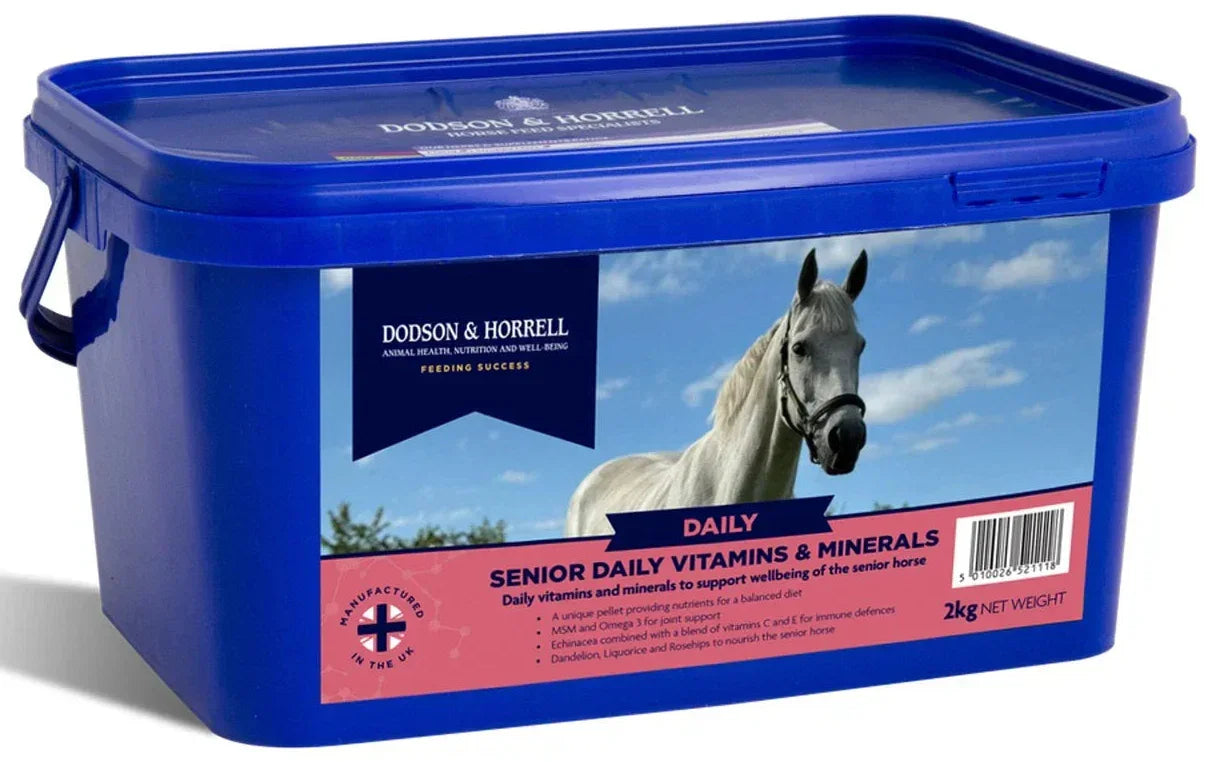 Dodson & Horrell Senior Daily Vitamins & Minerals 2kg - Horse / Pony Supplement