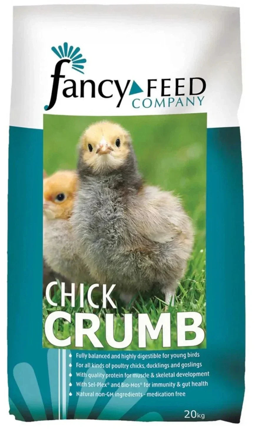 Fancy Feeds Chick Crumb Complete Young Poultry feed, 20 kg