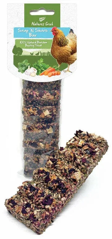 Nature's Grub Snap 'N' Share Treat Bar 125g - Chickens Treat