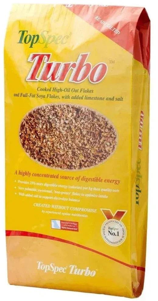 TopSpec Turbo Flakes – 20kg High-Energy Muesli Blend for Horses & Ponies