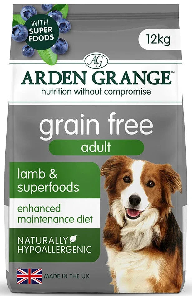 Arden Grange Grain Free Adult Lamb & Superfoods – 12kg Dog Food