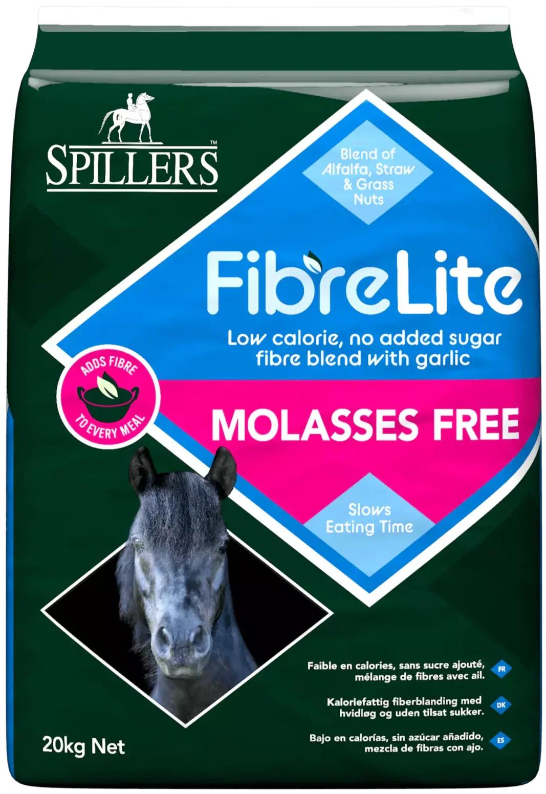 SPILLERS Fibre Lite Molasses Free Horse Feed 20kg
