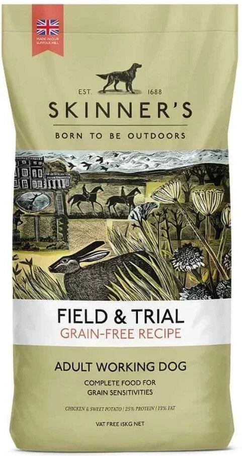 Skinner’s Field & Trial Grain Free Chicken & Sweet Potato 15kg