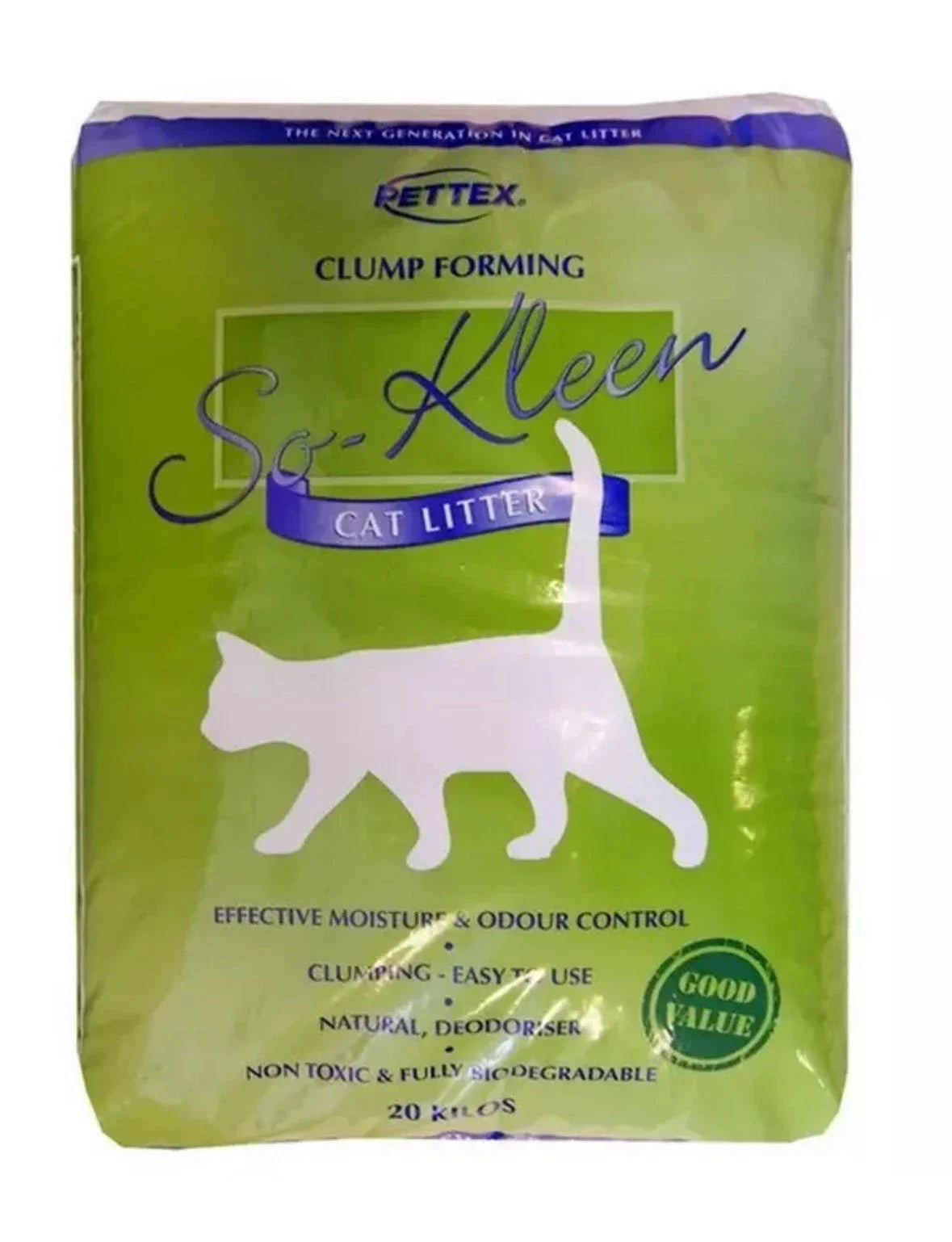 Pettex So Kleen Cat Litter Moisture Odour Control Deodoriser 20Kg