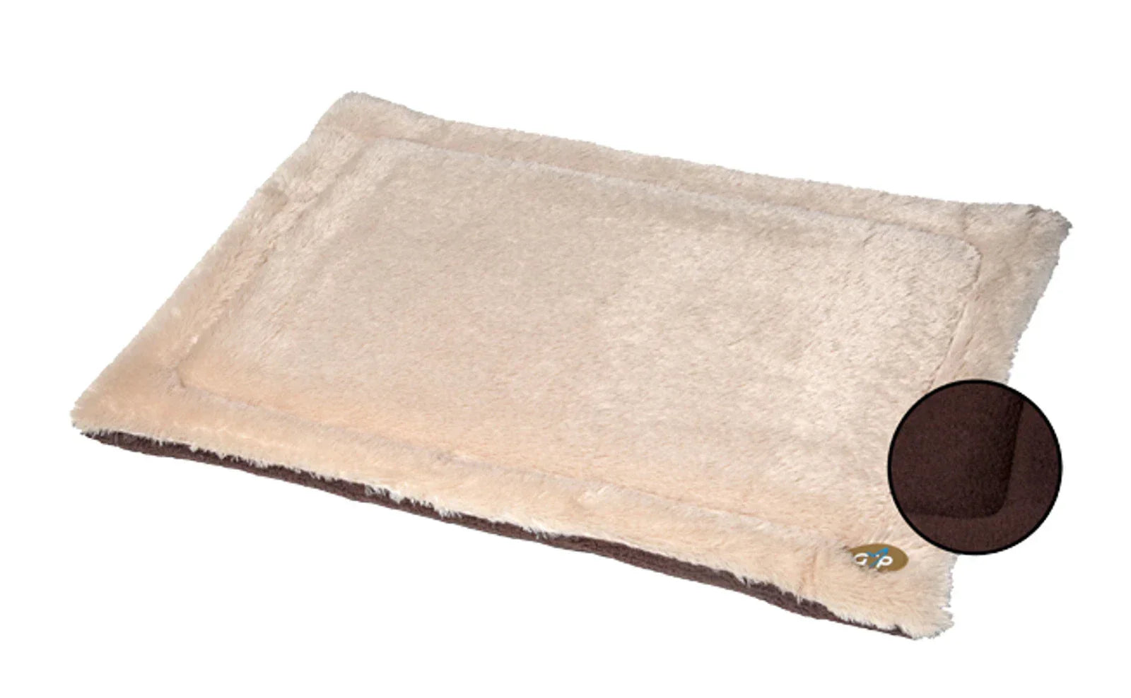 Gor Pets Nordic Suede & Faux Fur Crate Mat – Cosy Dog & Puppy Bed