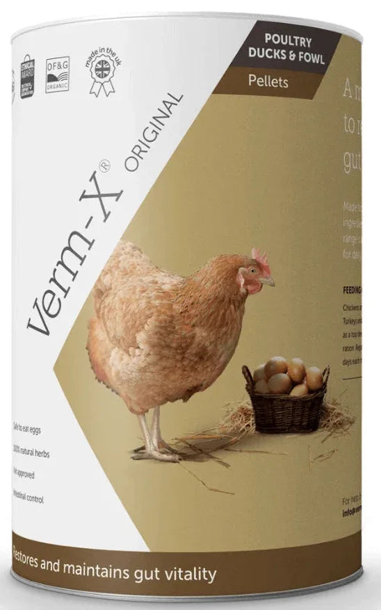 Verm-X Pellets for Poultry 250g – Natural Gut Health Supplement