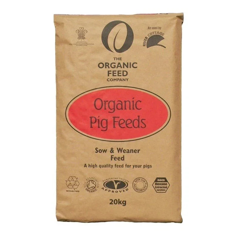 Allen & Page Organic Sow & Weaner Feed – 20kg Pig Food