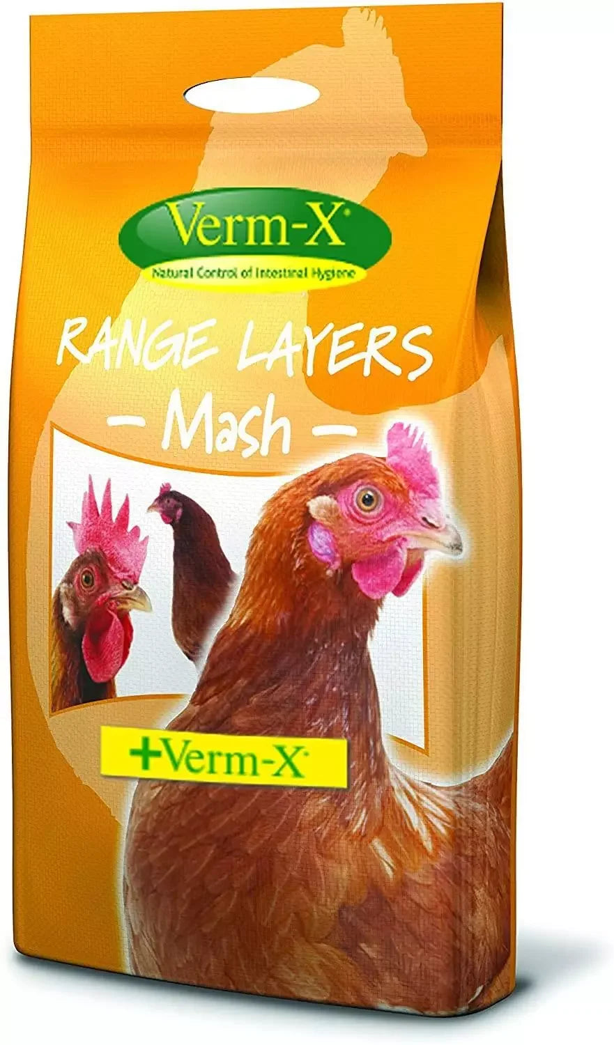 Copdock Mill Range Layers Mash Complete Feed for Poultry, 5kg, with Verm-X