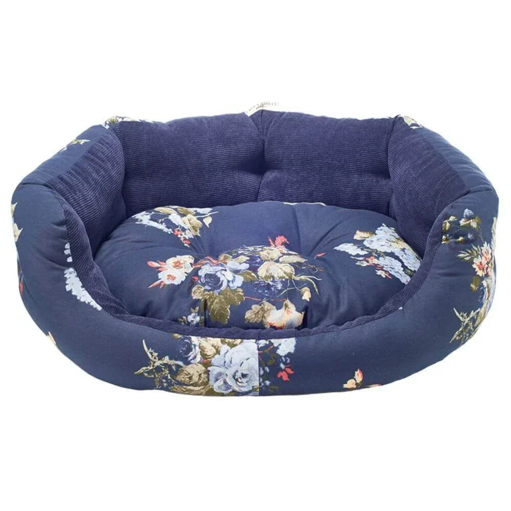 Laura Ashley Rosemore Deluxe Slumber Dog Bed – Small (61cm) Luxury Nesting Dog Bed
