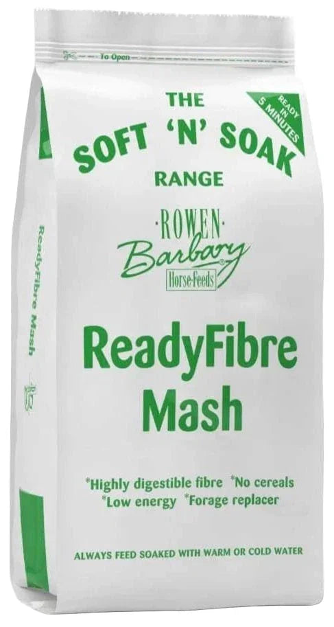 Rowen Barbary Ready Fibre Mash (Green) – 20kg Low-Calorie, Highly Digestible Horse & Pony Feed