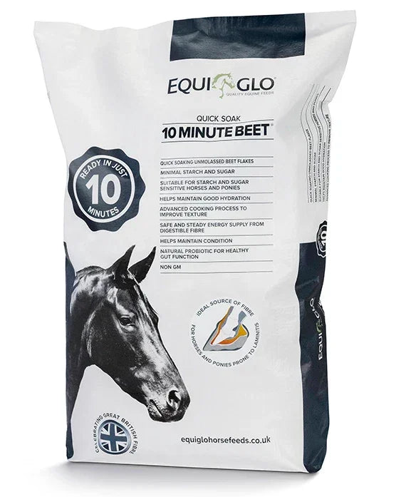 EQUIGLO Quick Soak 10 MINUTE BEET 18kg – Natural High-Fibre Horse & Pony Feed