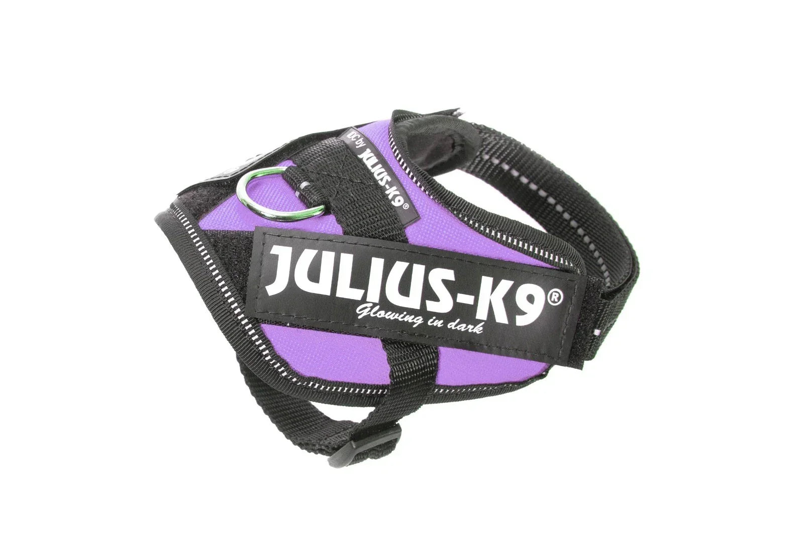 Julius-K9 IDC® Power Dog Puppy Harness – Strong, Adjustable & Reflective, Size 3, Purple