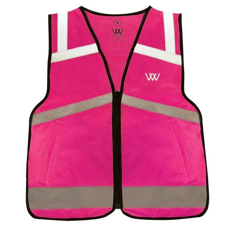 Woof Wear Hi Viz Vest – Adults Pink Junior Small/Medium