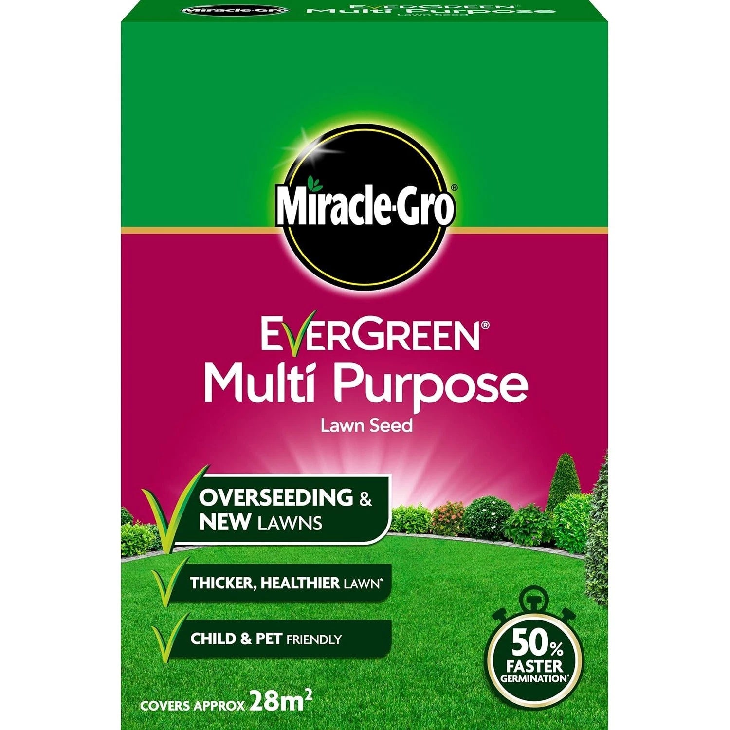 Miracle-Gro Multi Purpose Grass Seed 840g