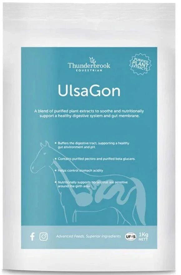 Thunderbrook Ulsagon 1kg – Natural Gastric Health & Stomach Ulcer Support Supplement for Horses