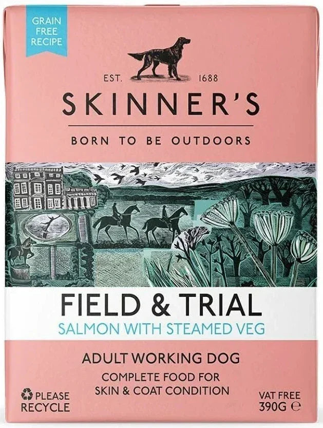 Skinners Wet Dog Food – Salmon & Veg 390g