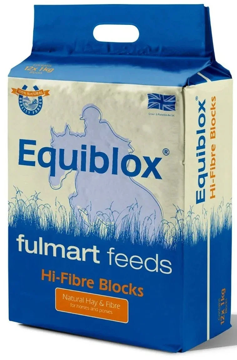 Equiblox Hi Fibre Fulmart Horse Forage Feed Supplement 12kg