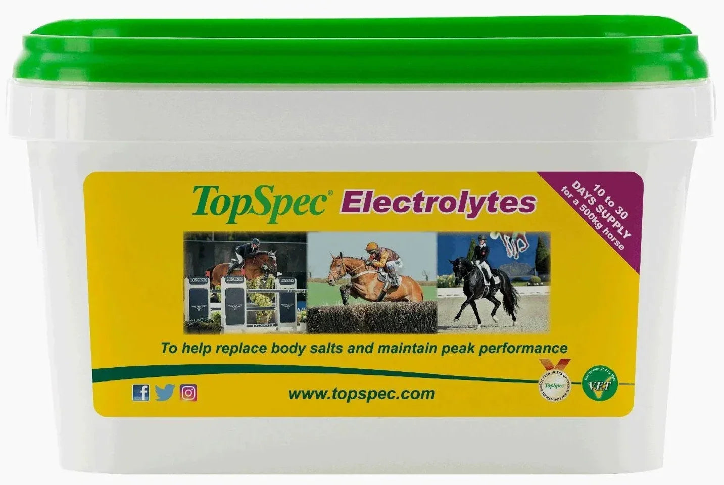TopSpec Electrolytes 1.5kg – Supports Hydration, Recovery & Performance