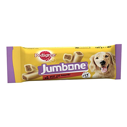 Pedigree Jumbone Medium Beef Dog Treat Chew Bone Snack