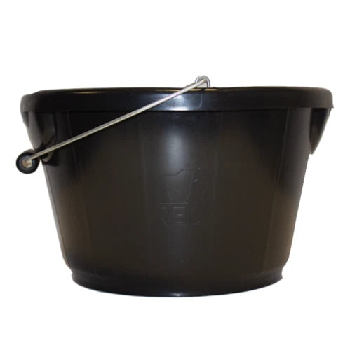Gorilla Plas 10L Feed Bucket Heavy Duty Plastic Animal Feed Tub - Animall