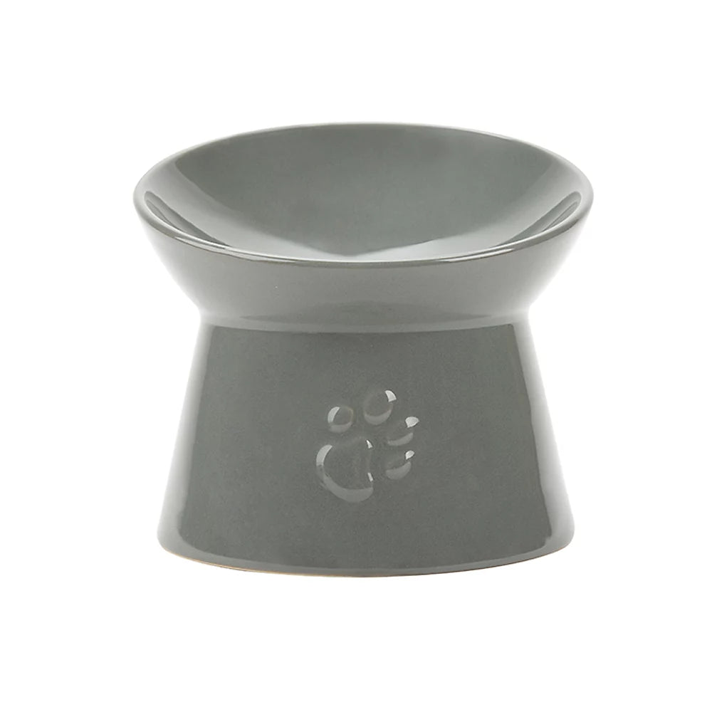 Scruffs Classic Raised Cat Feeder Bowl – 12cm – Grey