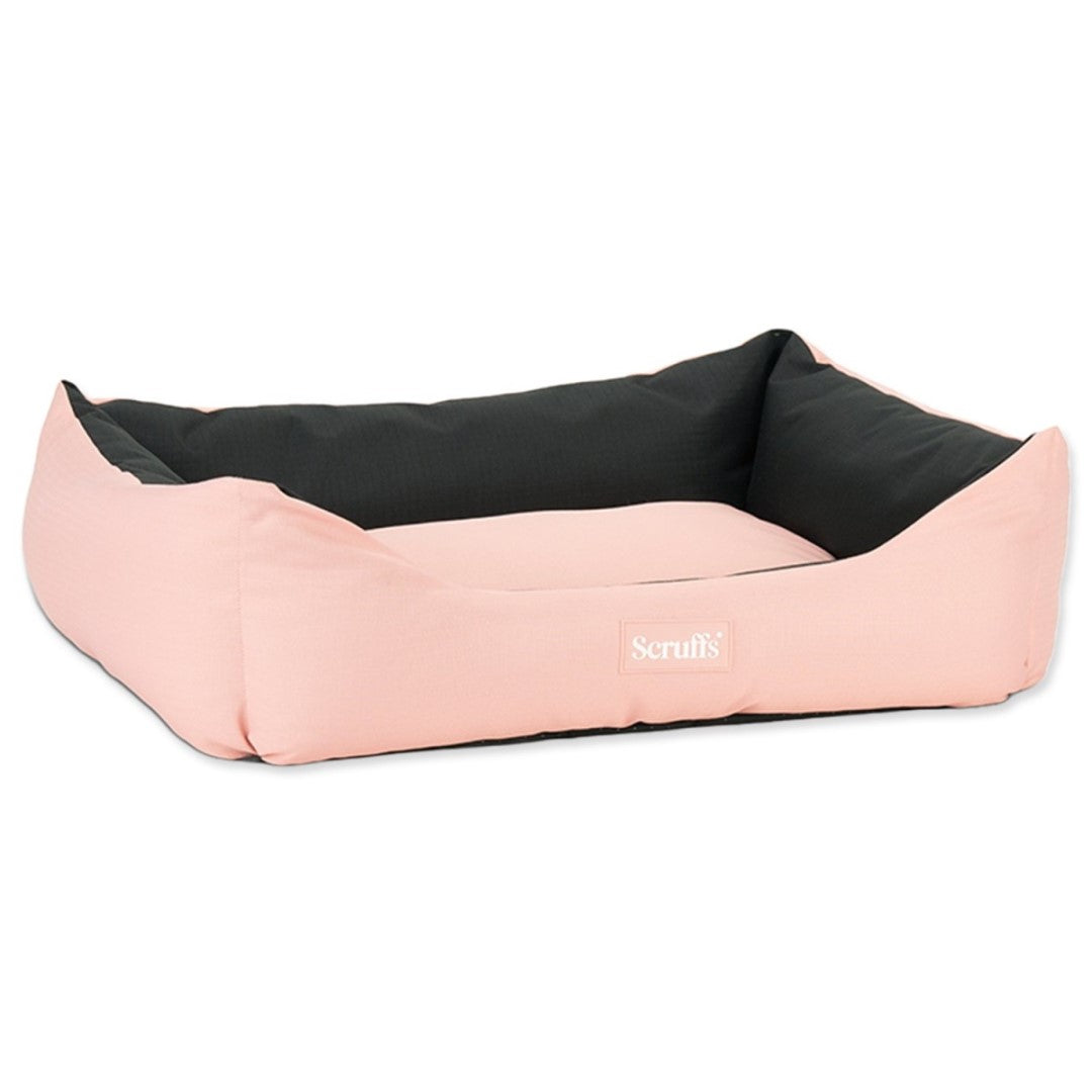 Scruffs Expedition Box Bed Large – Rose Quartz 75cm x 60cm