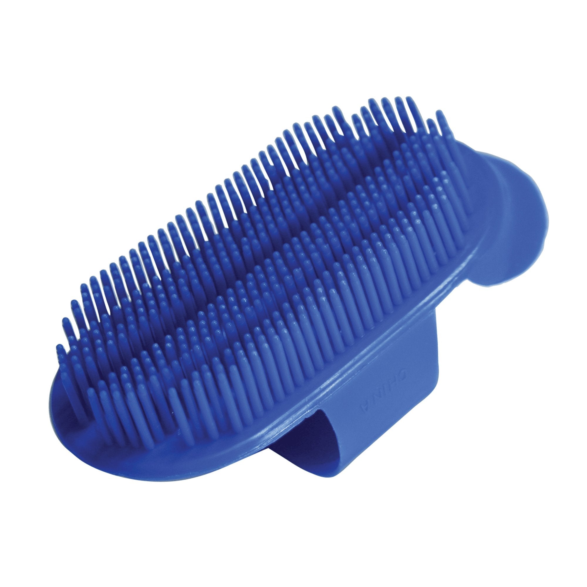 Lincoln Plastic Curry Comb – Blue, Small, Horse Grooming Comb