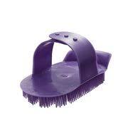 Lincoln Plastic Curry Comb – Purple, Small, Horse Grooming Comb