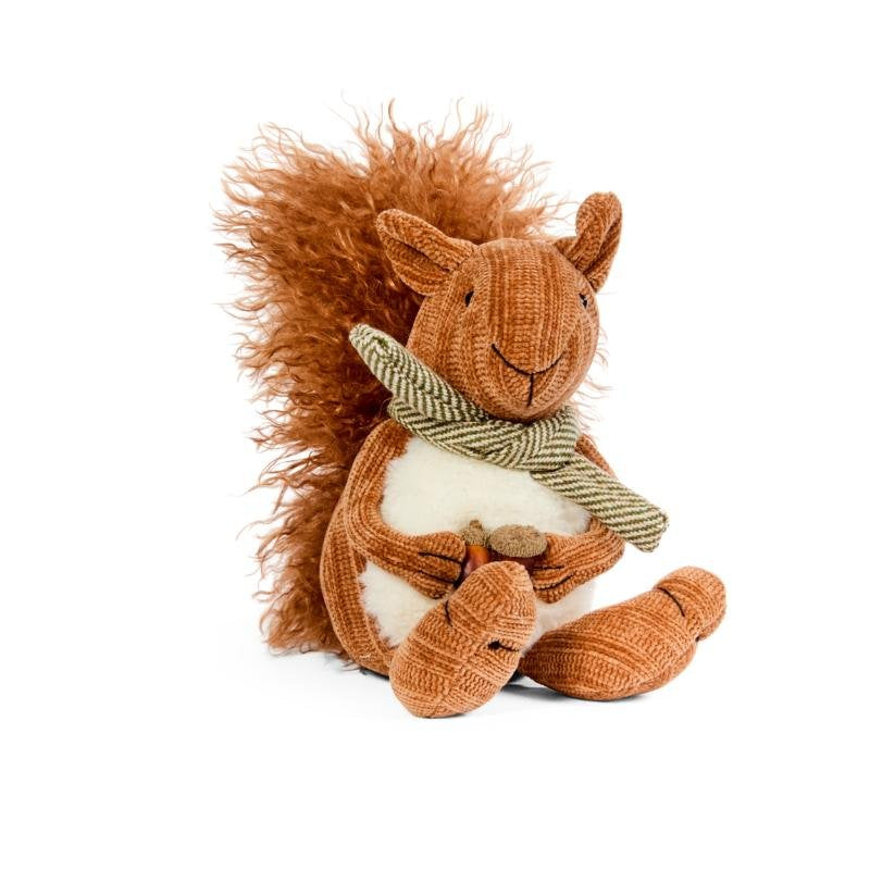 Smart Garden Cyril Squirrel Plush Ornament – 28cm Autumn Decoration