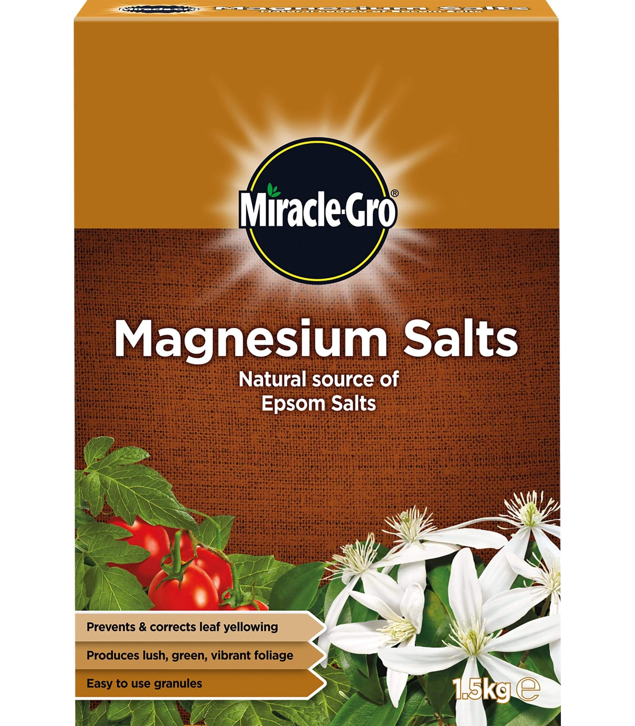 Miracle-Gro Magnesium Salts – 1.5kg for Yellowing Leaves