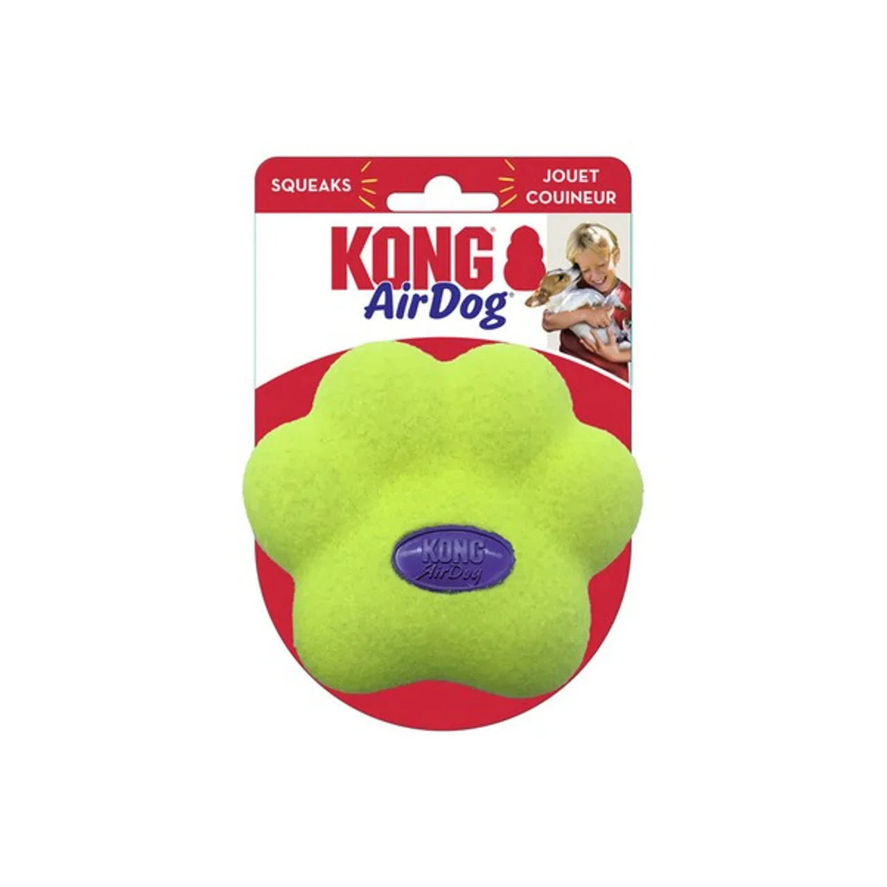 KONG AirDog Squeaker Paw Dog Toy – Medium